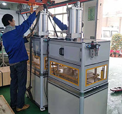 4臺(tái)氣液增壓機(jī)出貨啦，5噸高壓油壓出力型